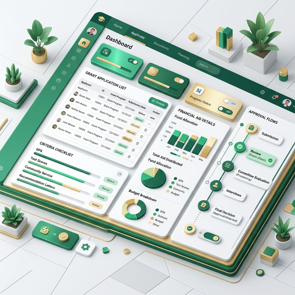 RexoCampus Scholarship Management Module Interface