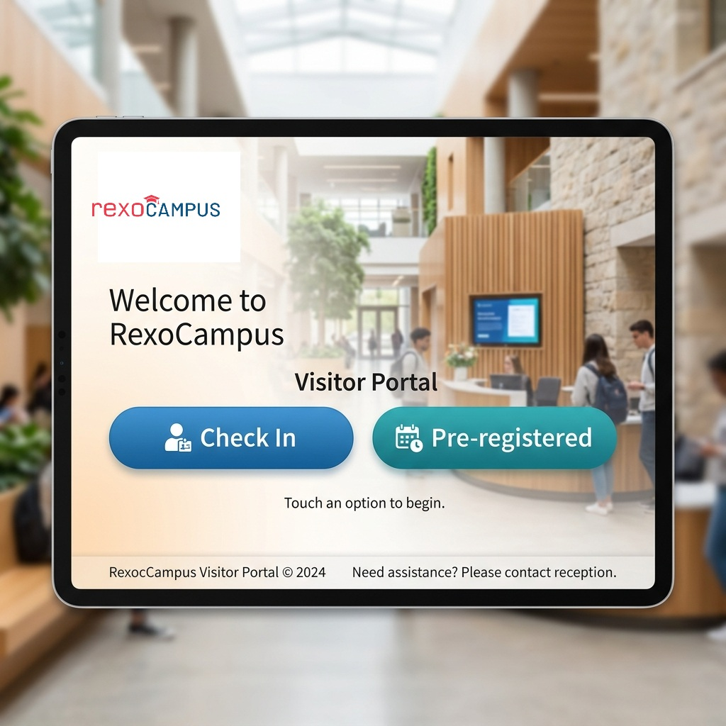 iPad Visitor Management System Kiosk