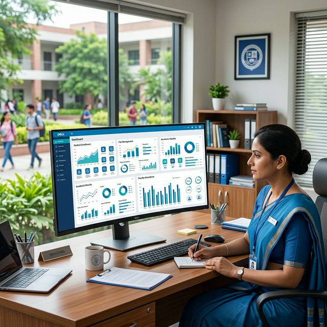 College Management System Dashboard – RexoCampus