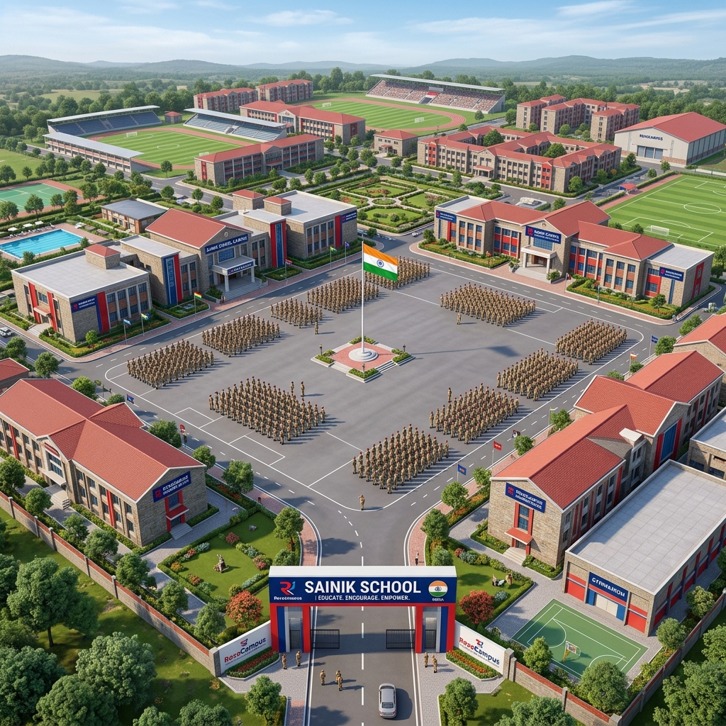 Sainik School Disciplined Campus Vision – RexoCampus